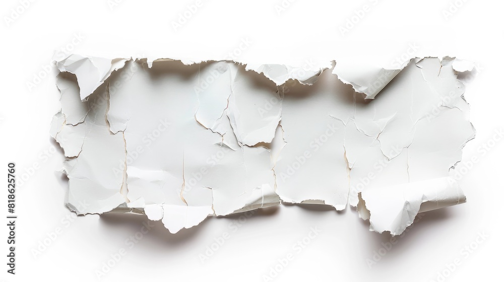 Ripped paper tear isolated on white background --ar 16:9 Job ID: bb343d0b-145d-4004-b0e0-ccce508b800d Ripped paper tear isolated on white background --ar 16:9 Job ID: bb343d0b-145d-4004-b0e0-ccce508b800d