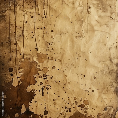 Vintage background with stains and blots. photo