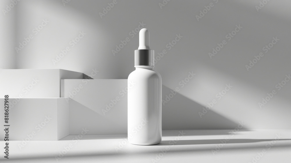 Gray Aesthetic: White Cosmetic Bottle
Gray Aesthetic: White Cosmetic Bottle