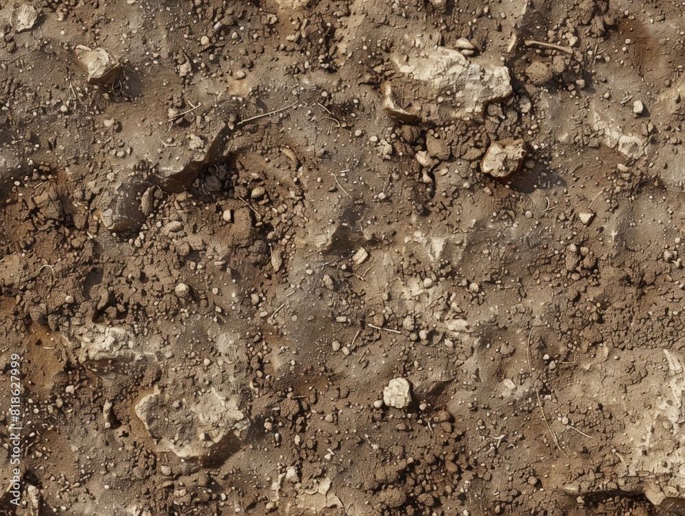 Rocky, dry field devoid of grass. Arid landscape concept Rocky, dry field devoid of grass. Arid landscape concept