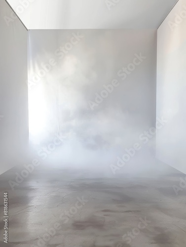 Clear empty photographer studio Abstract background texture photo