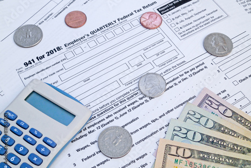 US Employer's Quarterly Federal Tax Return form