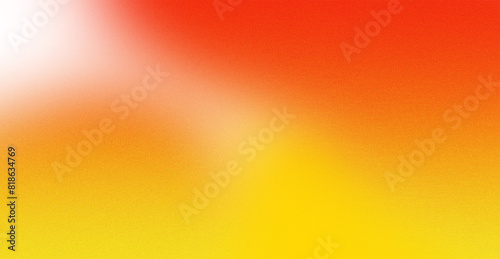 red yellow color gradient background, grainy texture effect, poster banner landing page backdrop design transparent background
