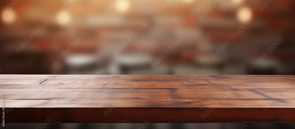 Blurred background with table top and copy space image Blurred background with table top and copy space image