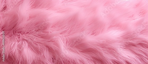 A background image with a pink fluffy fake fur texture as a copy space image