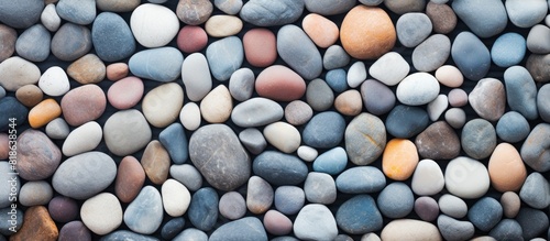 Copy space image of stones with a textured background 45 characters