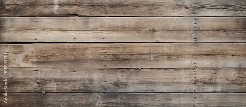A textured copy space image of weathered wooden planks