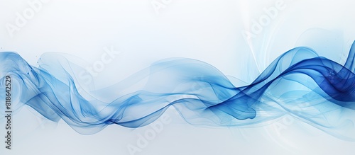 Blue and white background with a beautiful mixture of colors creating a visually appealing copy space image