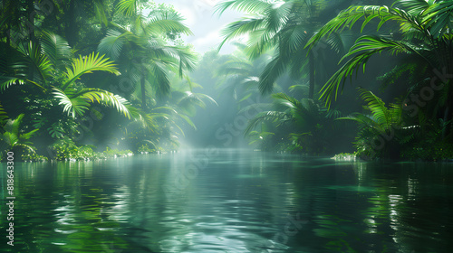 A small river in the jungle