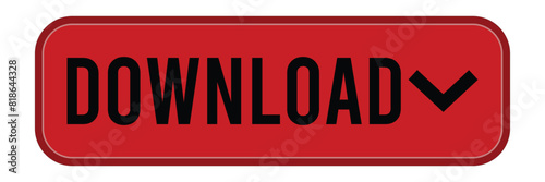 Download button icon vector illustration for website and graphic design. Eps 10.