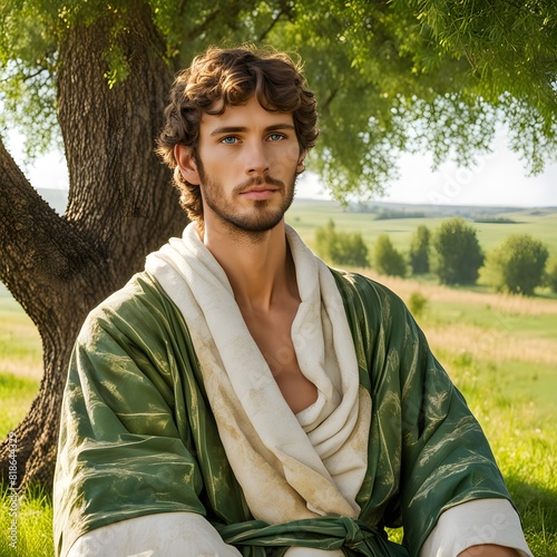 Biblical story, Joseph  son of Jacob, sweet in attitude and beautiful in appearance photo