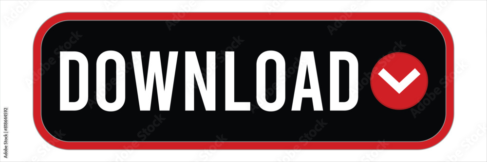 Fototapeta premium download button icon