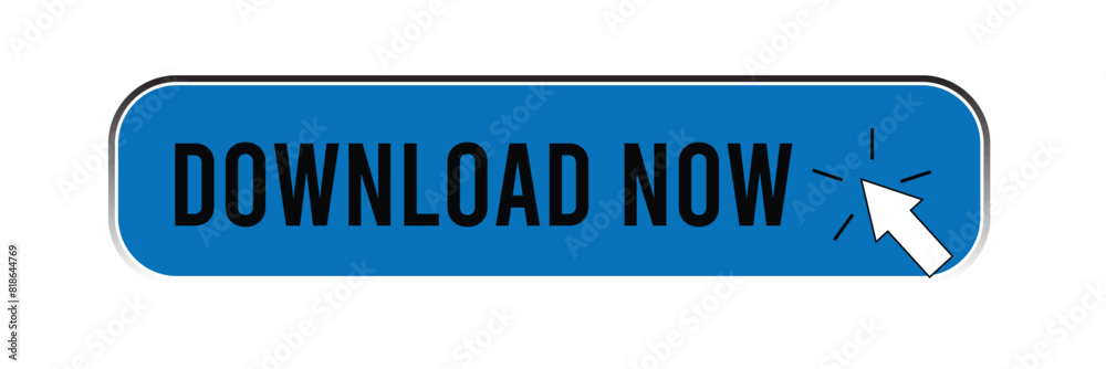 Fototapeta premium Download button. download now button.