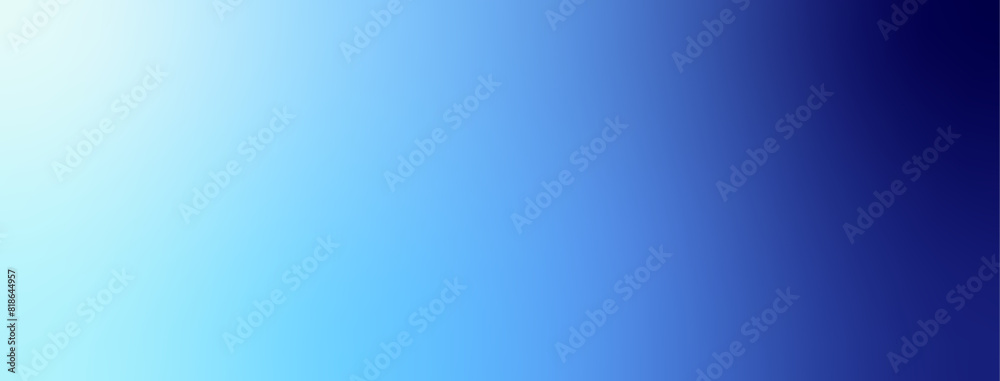 Deep ocean blue gradient colors background. Shiny white light on underwater.