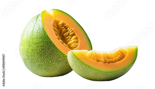Honeydew Melon Slice with Smooth Texture