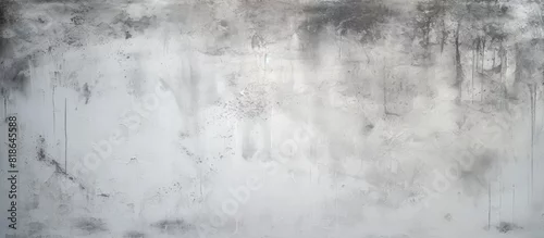 Panel kuchenny z motywem The concrete wall with its detailed grunge texture in white and gray stains provides a perfect background for copy space images