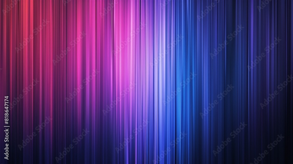Serene Blue to Purple Gradient on Black Background - Contemporary Minimalist Digital Art with Smooth Transition and Deep Saturation