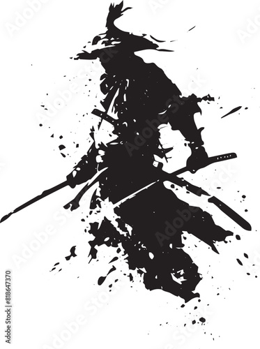 samurai come macchia di inchiostro 02