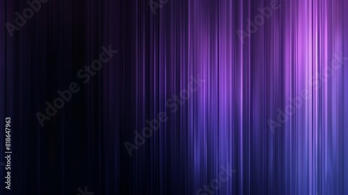 Mystical Indigo to Violet Gradient on Black Background: Serene and Enigmatic Color Transition in Digital Art