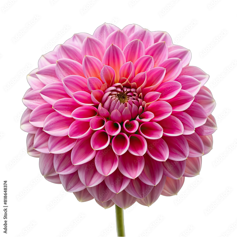 a pink dahila flower on transparent background a pink dahila flower on transparent background
