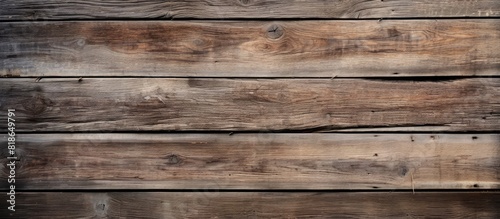 An ancient and rustic copy space image showcasing the texture and background of weathered wood