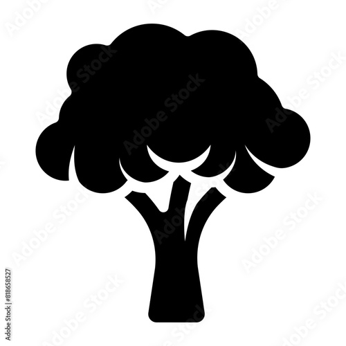 broccoli glyph icon