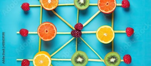 A fruity tic tac toe game a...