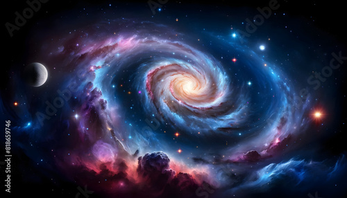 Celestial Spiral Galaxy