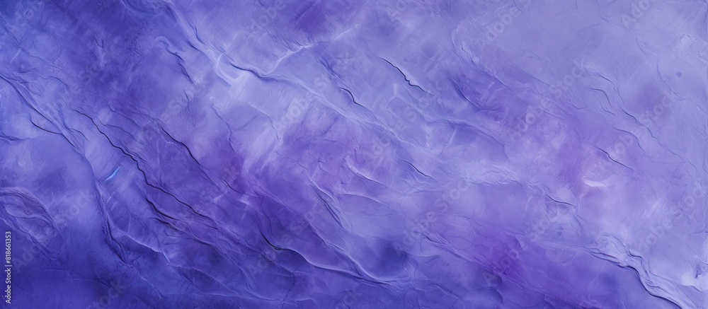 Abstract background of violet or blue decorative plaster or concrete creating a stylized art banner with ample copy space image for textual additions