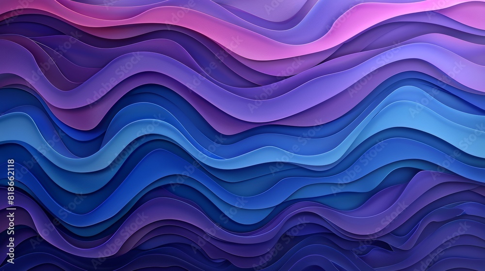 Wavy Blue and Purple Abstract Background Wavy Blue and Purple Abstract Background