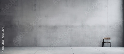 Grey wall with a concrete square background texture as a wallpaper offering plenty of copy space image