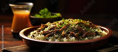 A main dish portion of wild...