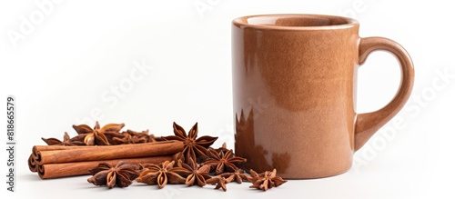 Copy space image of a brown...