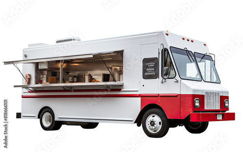 Food Truck Signage Inviting Passersby to a Fiesta of Flavorful Delights Isolated on a Transparent Background PNG.