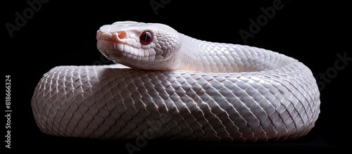 Black Albino Rat Snake in a...