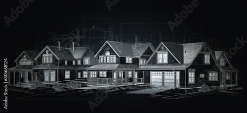 Blueprint of the Past: Detailed House Designs