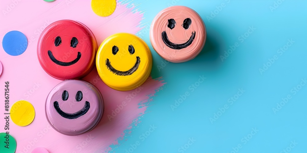 Colorful Smiley Faces Symbolize Emotional Expression and Management in DIY Craft Tutorials Colorful Smiley Faces Symbolize Emotional Expression and Management in DIY Craft Tutorials