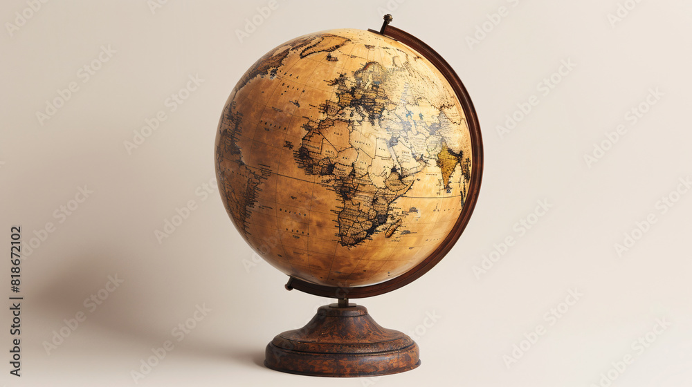 antique desktop globe.