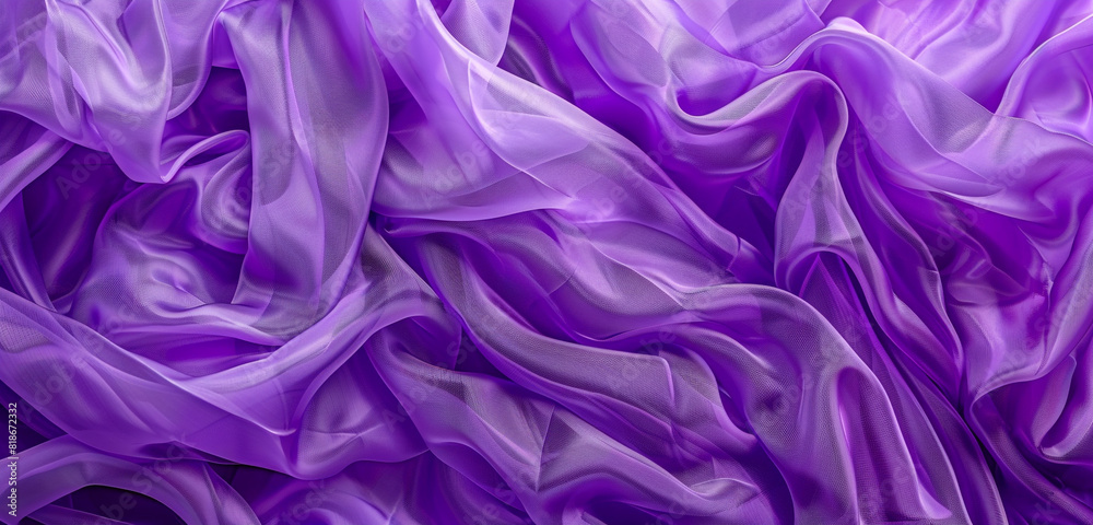 Obraz premium Muted lavender fabric texture on panoramic display.