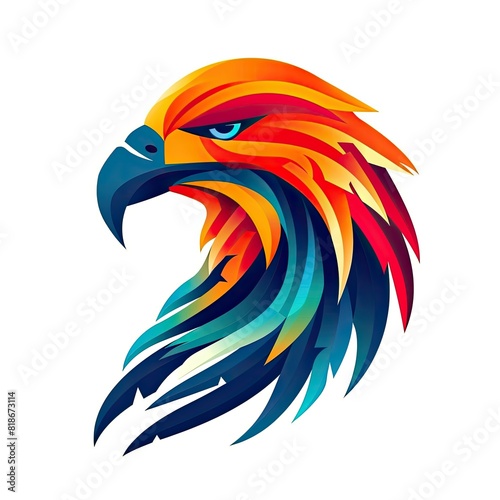 Abstract logo eagle wings