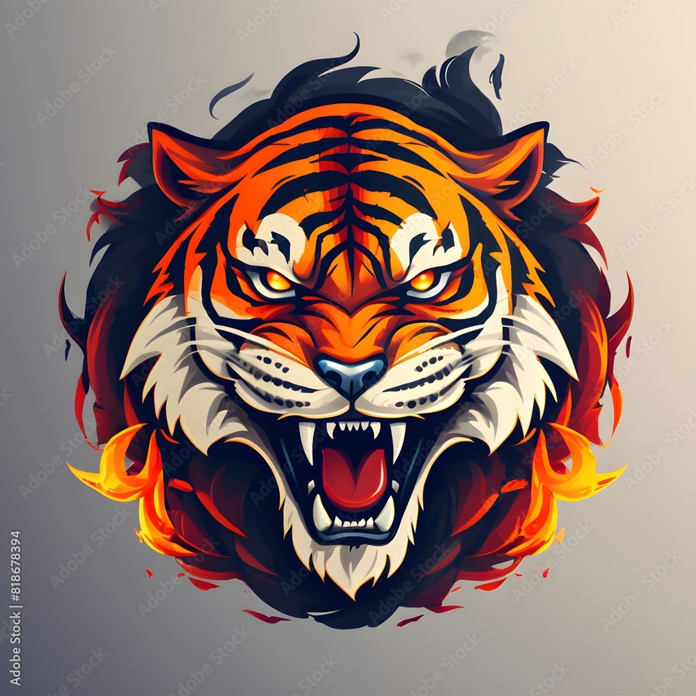 fire tiger logo
