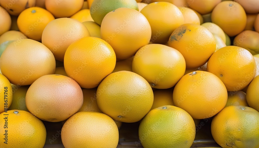 viele reife Grapefruit