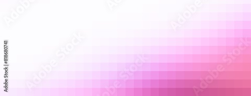 abstract gradient pink white pixel grid palette square mosaic pattern divided background with blank space