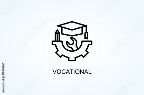 Vocational Vector  Or Logo Sign Symbol Illustration