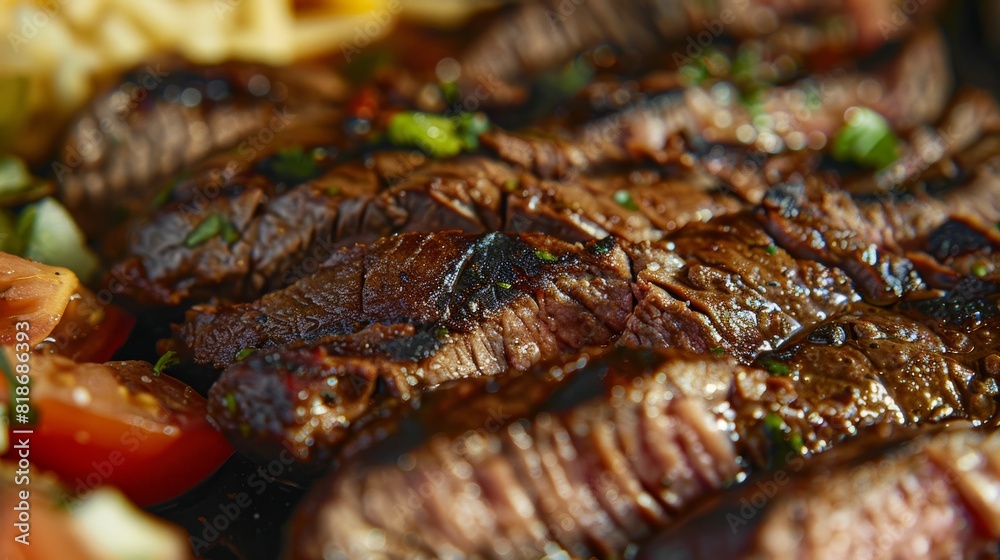Savory Carne Asada for Perfect Food Posters Generative AI Savory Carne Asada for Perfect Food Posters Generative AI