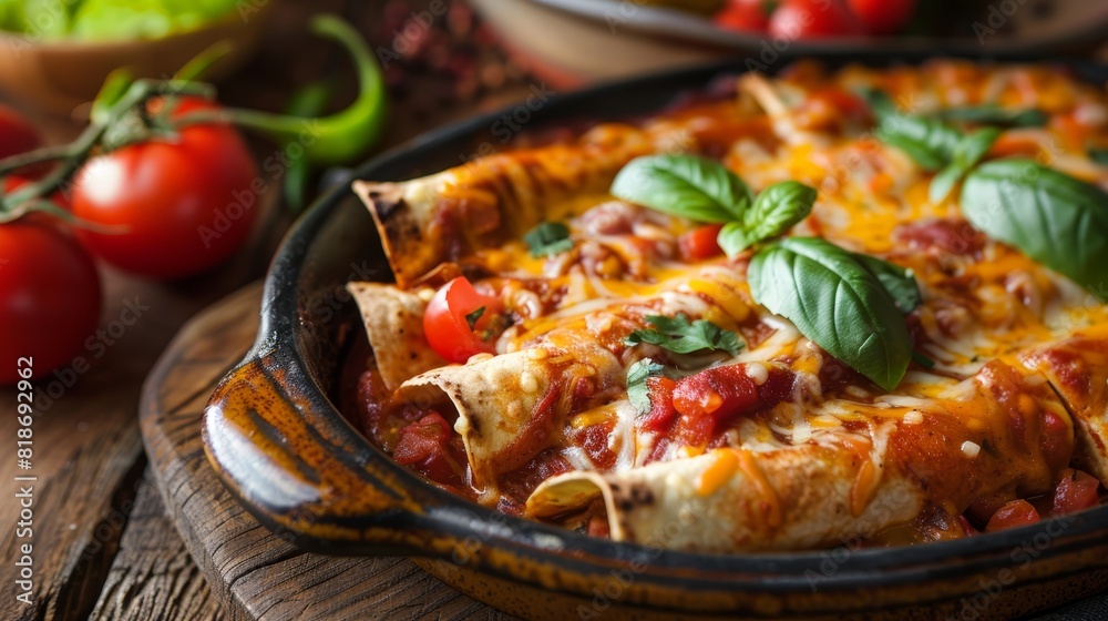 Delicious Enchiladas for Perfect Poster Generative AI Delicious Enchiladas for Perfect Poster Generative AI