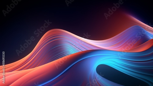 Digital background curves of stock