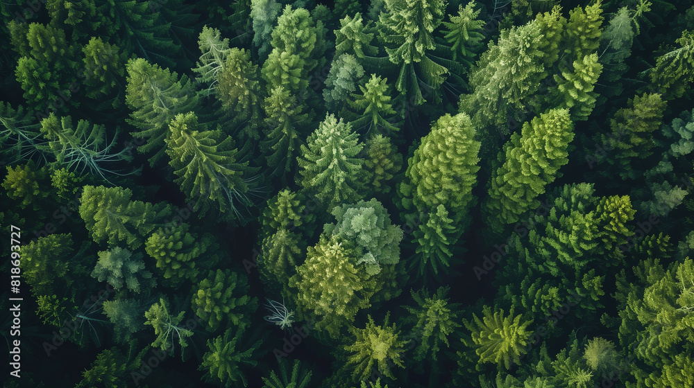 Aerial View of Group of Trees Aerial View of Group of Trees