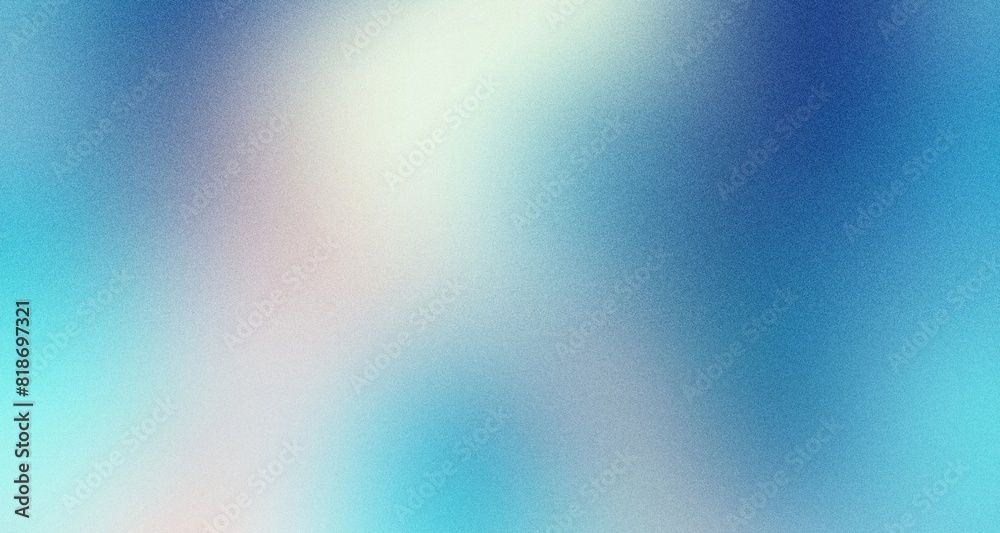 blue white sea sky , template grainy noise empty space color gradient rough abstract background , retro vibes , shine bright light and glow , grainy noise grungy texture