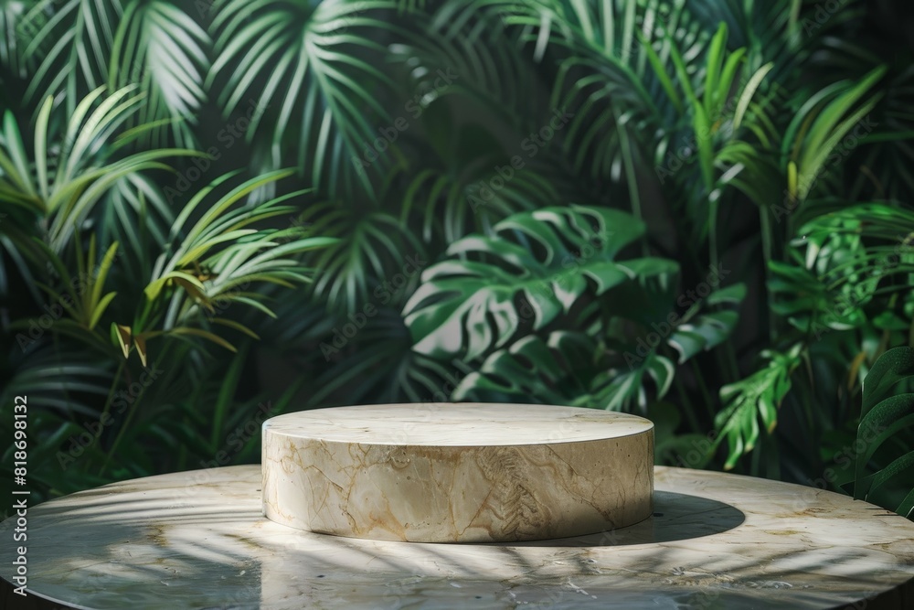 Artistic wooden podium stand with a smooth, unoccupied surface, complementing the natural elegance of a high-quality product.. Beautiful simple AI generated image in 4K, unique. Artistic wooden podium stand with a smooth, unoccupied surface, complementing the natural elegance of a high-quality product.. Beautiful simple AI generated image in 4K, unique.